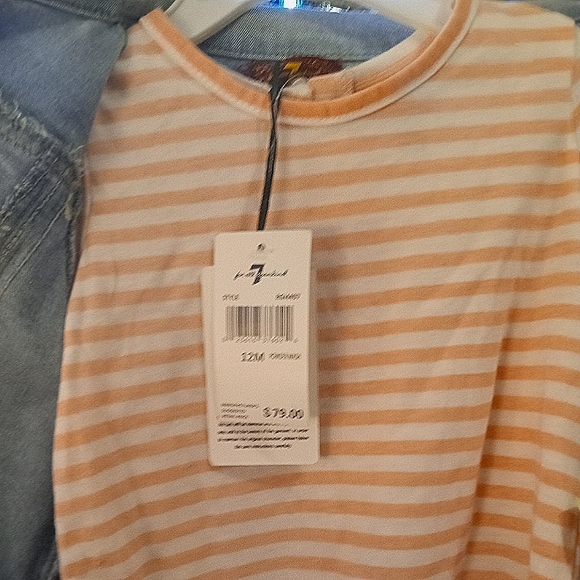 NWT  BLUE JEAN JACKET AND SHIRT - Picture 2 of 7